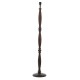 Dar-HAY4947 - Hayward - Base Only - Dark Wood Floor Lamp