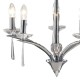 Ceiling Lights - Hyperion - Polished Chrome and Crystal 5 Light Centre Fitting Dar-HYP0550 - Hyperion - Polished Chrome and Crystal 5 Light Centre Fitting
