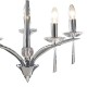 Ceiling Lights - Hyperion - Polished Chrome and Crystal 5 Light Centre Fitting Dar-HYP0550 - Hyperion - Polished Chrome and Crystal 5 Light Centre Fitting