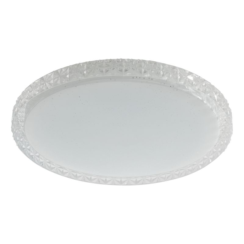 Dar-IBE502 - Iben - White Acrylic LED Flush with Colour Changing