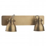Idaho - Natural Brass 2 Light Spotlights Idaho - Natural Brass 2 Light Spotlights