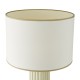 Dar-IDE4229 - Idella - Taupe Ceramic Table Lamp with White Shade