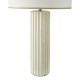 Dar-IDE4229 - Idella - Taupe Ceramic Table Lamp with White Shade