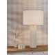 Dar-IDE4229 - Idella - Taupe Ceramic Table Lamp with White Shade