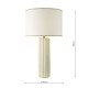 Dar-IDE4229 - Idella - Taupe Ceramic Table Lamp with White Shade