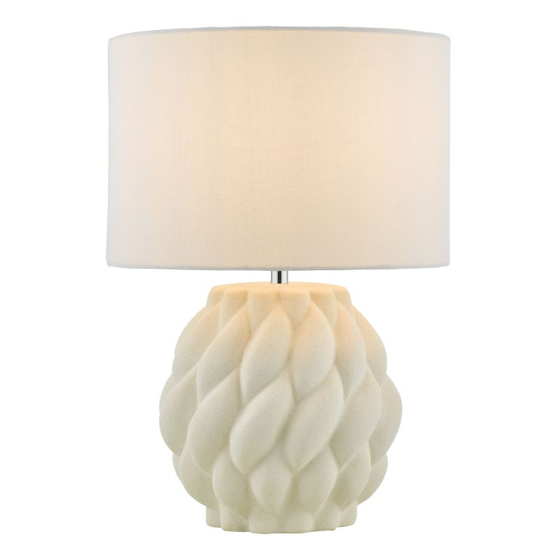 Dar-IDO422 - Idonia - Decorative Table Lamp with White Shade