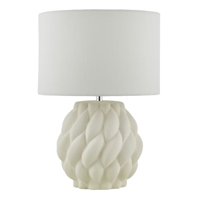 Dar-IDO422 - Idonia - Decorative Table Lamp with White Shade