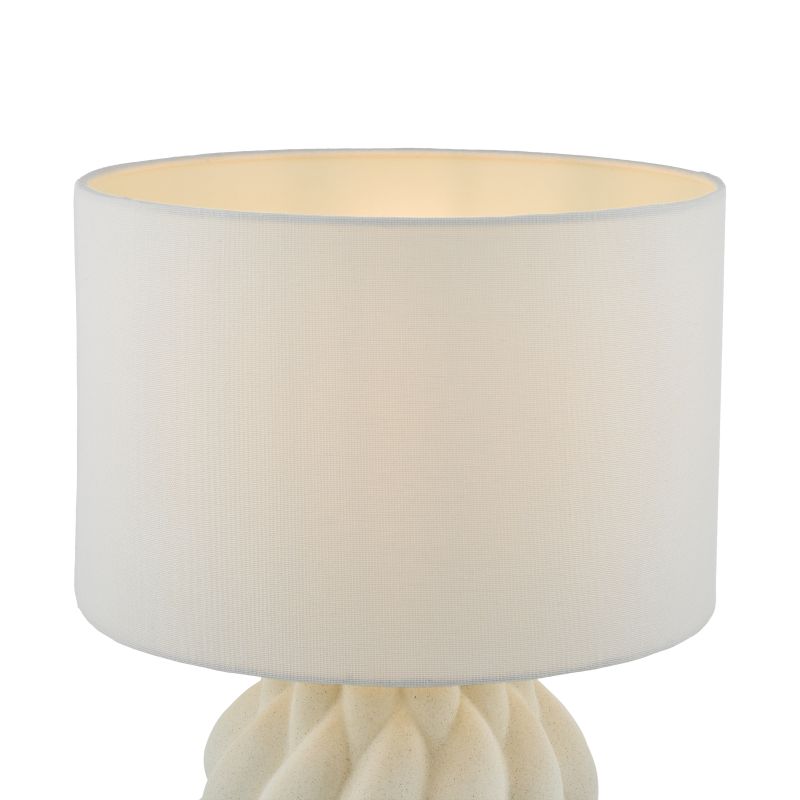 Dar-IDO422 - Idonia - Decorative Table Lamp with White Shade