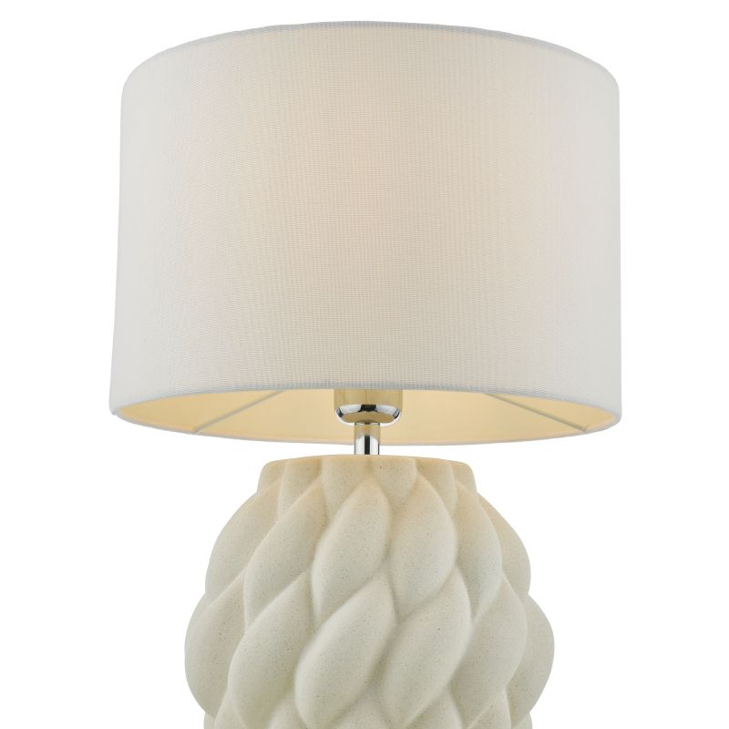 Dar-IDO422 - Idonia - Decorative Table Lamp with White Shade