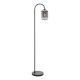 Dar_Vol3-IDR4922-SAW6510 - Idra - Black Floor Lamp with Smoked Ribbed Glass
