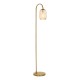 Dar_Vol3-IDR4963-SAW6506 - Idra - Aged Bronze Floor Lamp with Amber Ribbed Glass