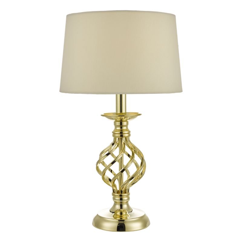 Wisebuys-IFF4135 - Iffley - Cream Shade with Gold Touch Lamp