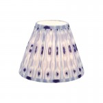 Ikat - Shade Only - 25 cm Blue Cotton Shade