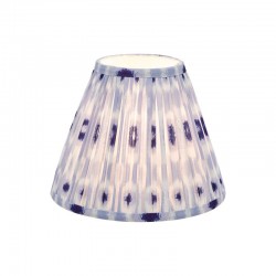 Ikat - Shade Only - 25 cm Blue Cotton Shade Ikat - Shade Only - 25 cm Blue Cotton Shade
