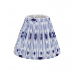 Ikat - Shade Only - 25 cm Blue Cotton Shade