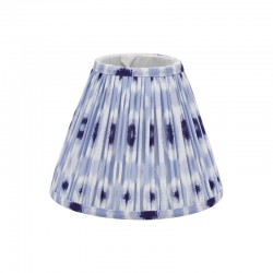 Ikat - Shade Only - 25 cm Blue Cotton Shade Ikat - Shade Only - 25 cm Blue Cotton Shade