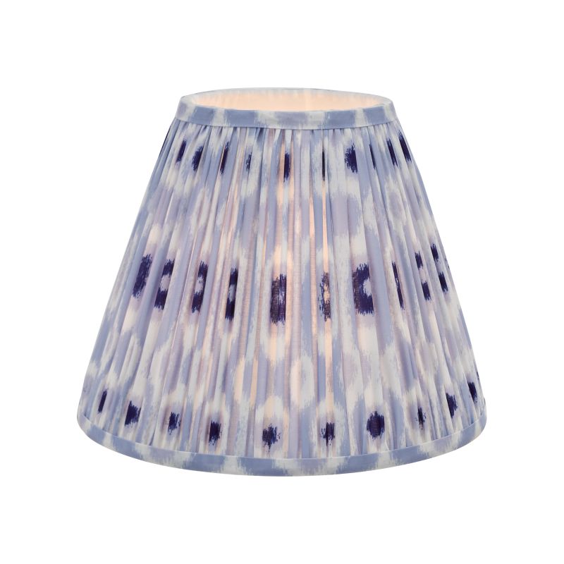 Dar-IKA1223 - Ikat - Shade Only - 30 cm Blue Cotton Shade