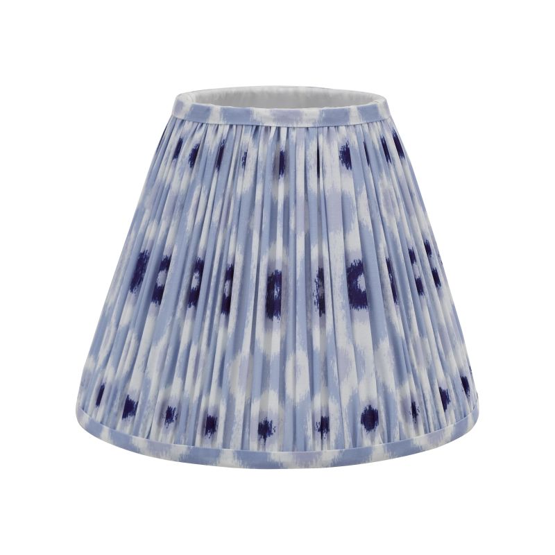 Dar-IKA1223 - Ikat - Shade Only - 30 cm Blue Cotton Shade