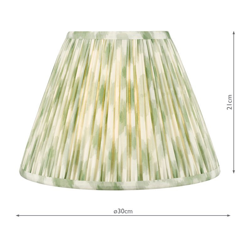Dar-IKA1224 - Ikat - Shade Only - 30 cm Green Cotton Shade