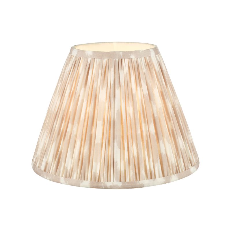 Dar-IKA1229 - Ikat - Shade Only - 30 cm Taupe Cotton Shade