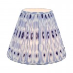Ikat - Shade Only - 35 cm Blue Cotton Shade