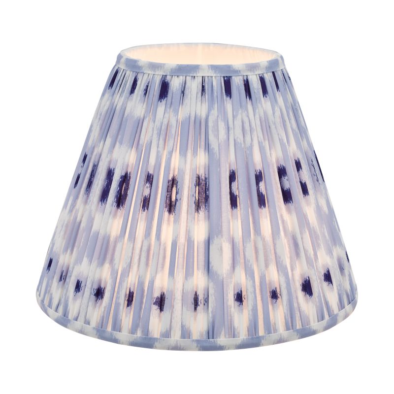 Dar-IKA1423 - Ikat - Shade Only - 35 cm Blue Cotton Shade