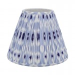 Ikat - Shade Only - 35 cm Blue Cotton Shade