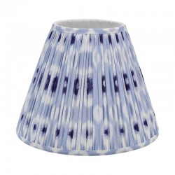 Ikat - Shade Only - 35 cm Blue Cotton Shade Ikat - Shade Only - 35 cm Blue Cotton Shade