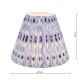 Dar-IKA1423 - Ikat - Shade Only - 35 cm Blue Cotton Shade