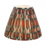 Ikat - Shade Only - 35 cm Red & Green Cotton Shade