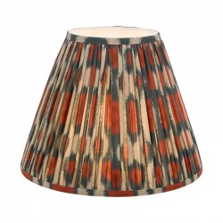 Ikat - Shade Only - 35 cm Red & Green Cotton Shade Ikat - Shade Only - 35 cm Red & Green Cotton Shade