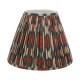 Dar-IKA1425 - Ikat - Shade Only - 35 cm Red & Green Cotton Shade