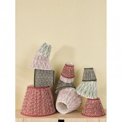 Ikat - Shade Only - 35 cm Taupe Cotton Shade