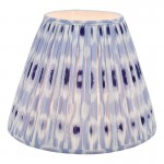 Ikat - Shade Only - 40 cm Blue Cotton Shade
