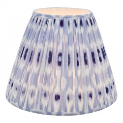 Ikat - Shade Only - 40 cm Blue Cotton Shade Ikat - Shade Only - 40 cm Blue Cotton Shade