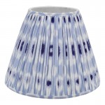 Ikat - Shade Only - 40 cm Blue Cotton Shade
