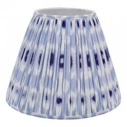 Ikat - Shade Only - 40 cm Blue Cotton Shade Ikat - Shade Only - 40 cm Blue Cotton Shade