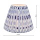 Dar-IKA1623 - Ikat - Shade Only - 40 cm Blue Cotton Shade