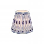Ikat - Shade Only - 15 cm Blue Cotton Shade