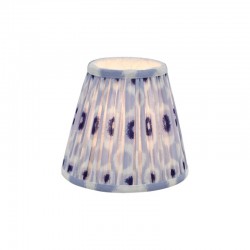 Ikat - Shade Only - 15 cm Blue Cotton Shade Ikat - Shade Only - 15 cm Blue Cotton Shade