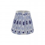 Ikat - Shade Only - 15 cm Blue Cotton Shade