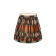 Dar-IKA2625 - Ikat - Shade Only - 15 cm Red & Green Cotton Shade