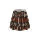 Dar-IKA2625 - Ikat - Shade Only - 15 cm Red & Green Cotton Shade