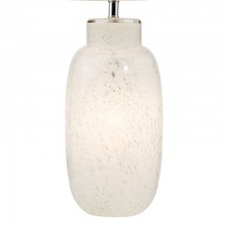 Ileana - Base Only - White & Clear Confetti Glass Table Lamp Ileana - Base Only - White & Clear Confetti Glass Table Lamp