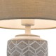 Dar_Vol3-ILO4239 - Ilona - Grey & White Ceramic Table Lamp with Grey Shade