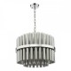 Dar-IMA1250 - Imani - Chrome 12 Light Centre Fitting with Smoked Ribbed Glass