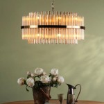 Imani - Natural Brass 16 Light Centre Fitting with Champagne Ribbed Glass