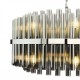 Dar-IMA1650 - Imani - Chrome 16 Light Centre Fitting with Smoked Ribbed Glass