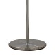 Table & Floor Lamp - Infusion - Satin Chrome with White Shade Floor Lamp Dar-INF4946 - Infusion - Satin Chrome with White Shade Floor Lamp