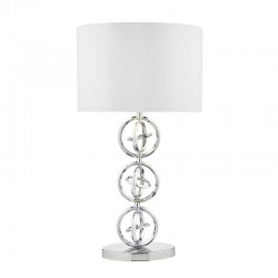 Innsbruck - Polished Chrome Table Lamp with Ivory Shade Innsbruck - Polished Chrome Table Lamp with Ivory Shade